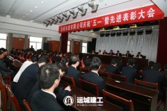 <b>公司召開慶?！拔逡弧濒邉谀Ｏ冗M(jìn)表彰大會</b>